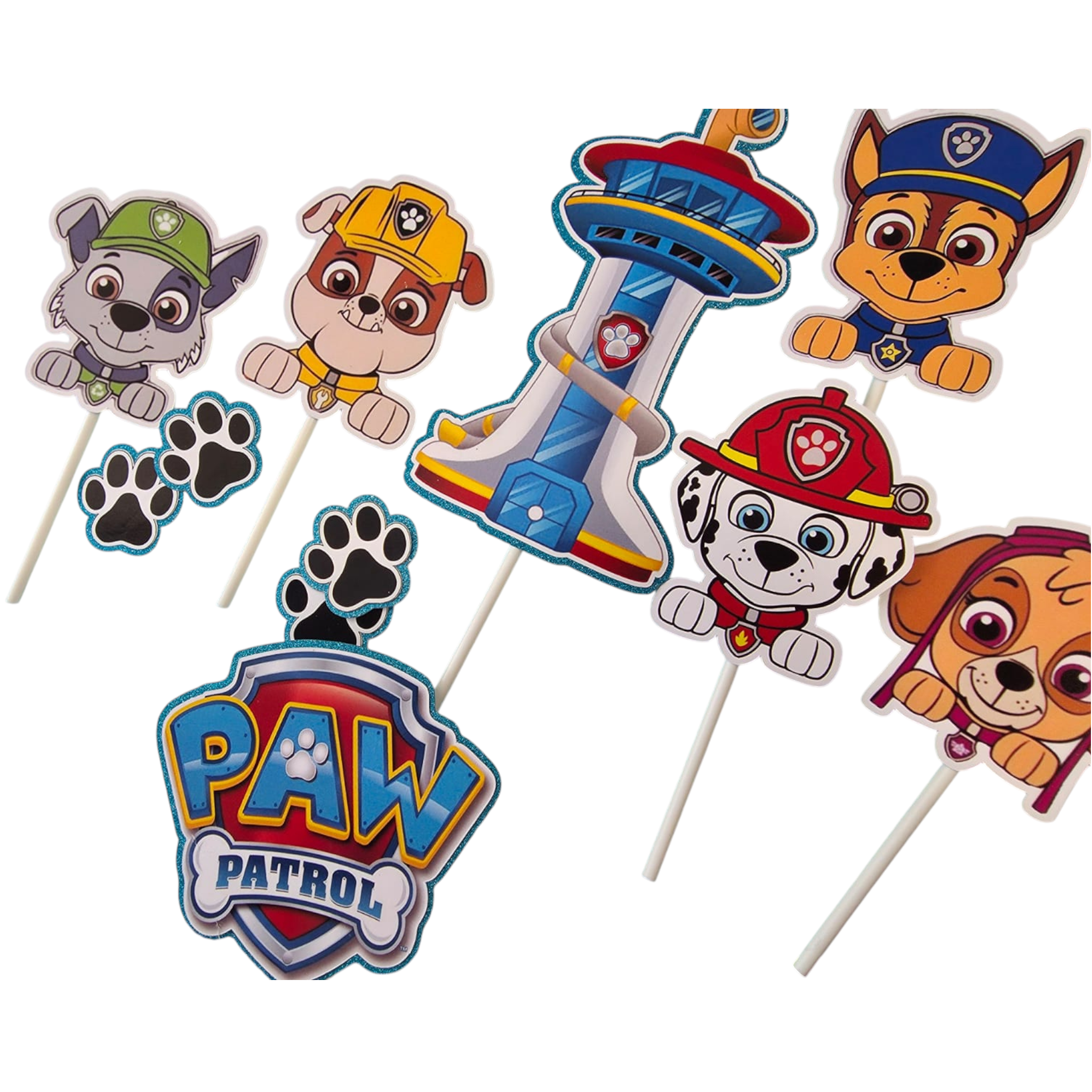 Paw Patrol Birthday Cake Topper – Personalized | TaartToppers