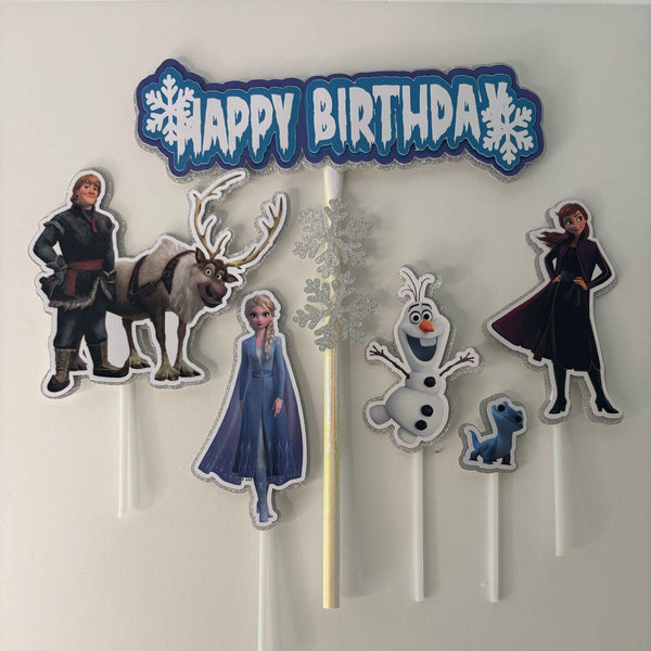 Frozen cake topper, personalized Frozen topper, Frozen decoration, topobde bolo Frozen , Frozen birthday cake topper, Frozen theme party