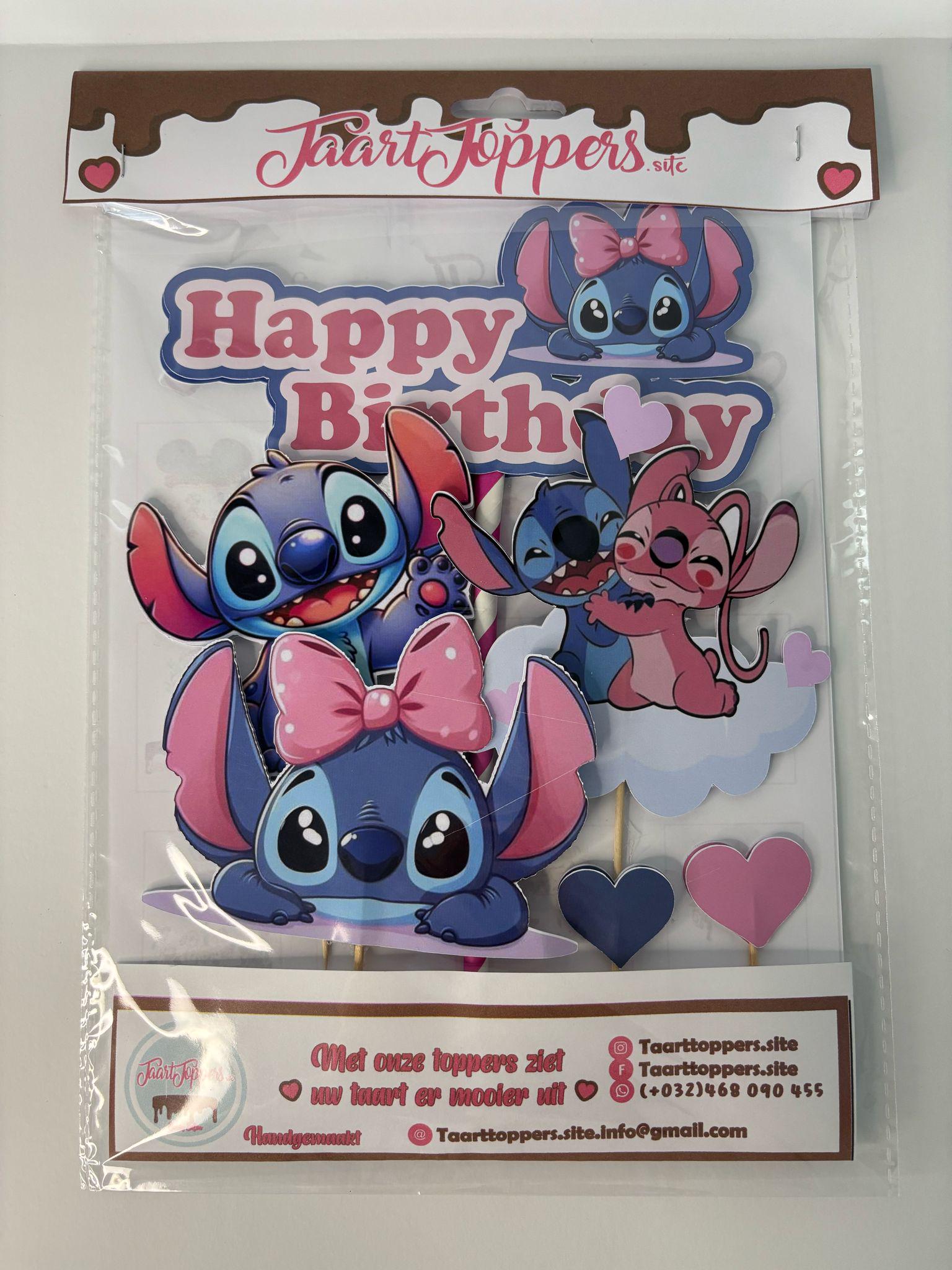 Stitch cake topper, personalized Stitch topper, Stitch cake decoration, topper for pastry chefs, Stitch themed party, Stitch birthday