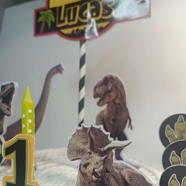 Dinosaur cake topper, personalized dinosaur topper, dinosaur cake decoration,cake bakers, party, dinosaur themed cake, dinosaur birthday