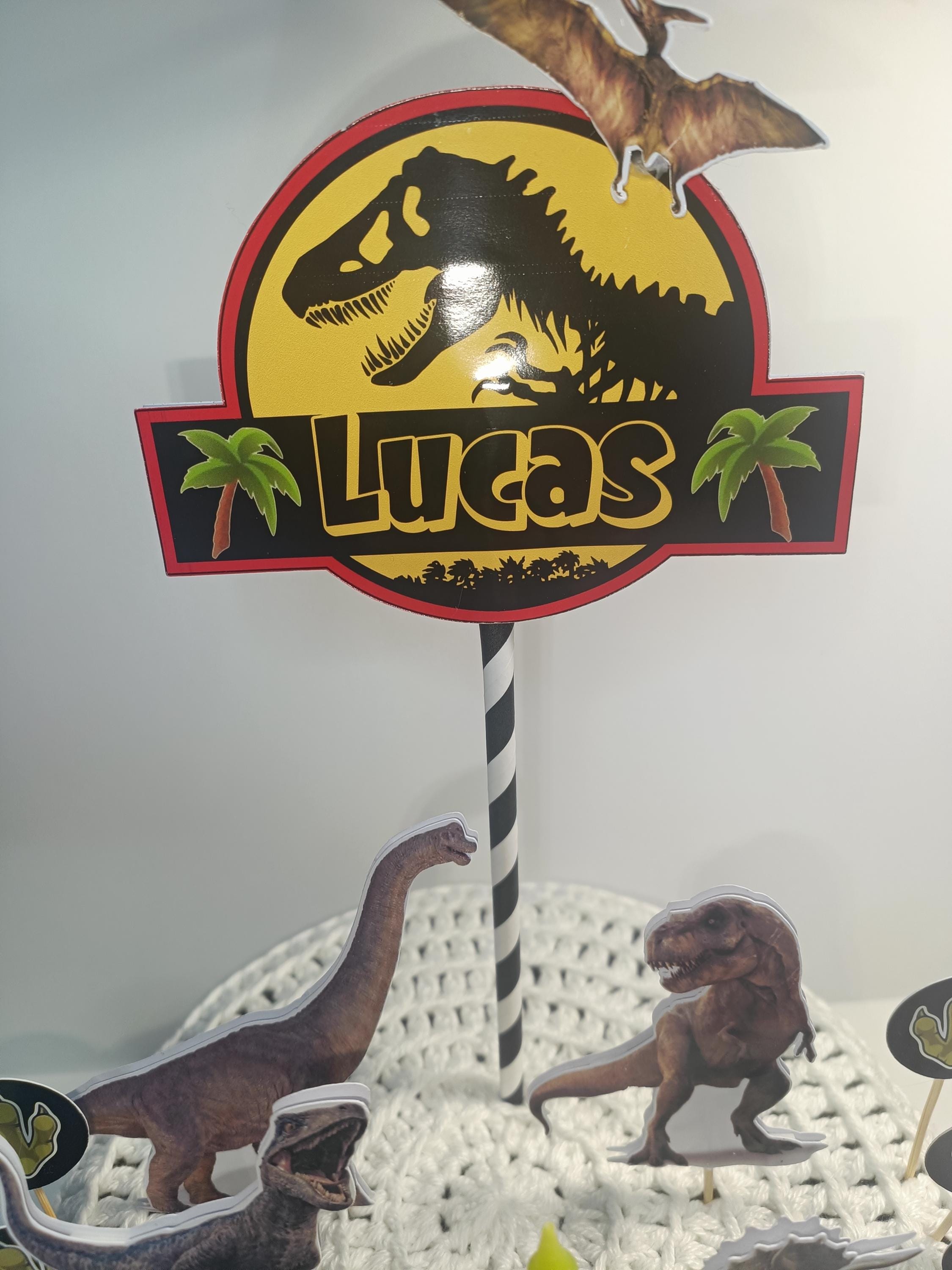 Dinosaur cake topper, personalized dinosaur topper, dinosaur cake decoration,cake bakers, party, dinosaur themed cake, dinosaur birthday