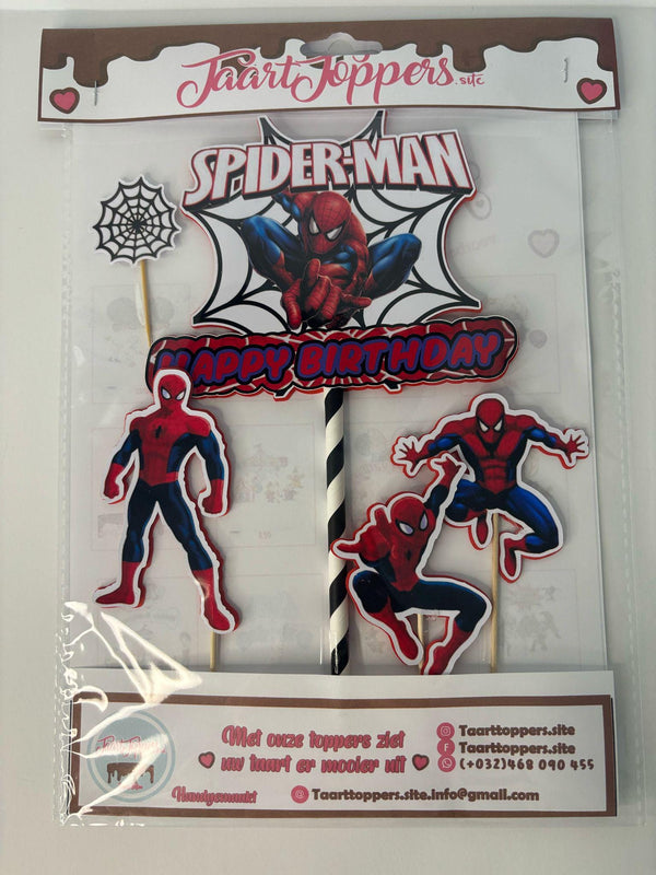 Spiderman cake topper, Spiderman topper, Spiderman cake decoration, Spiderman themed party, superhero themed cake