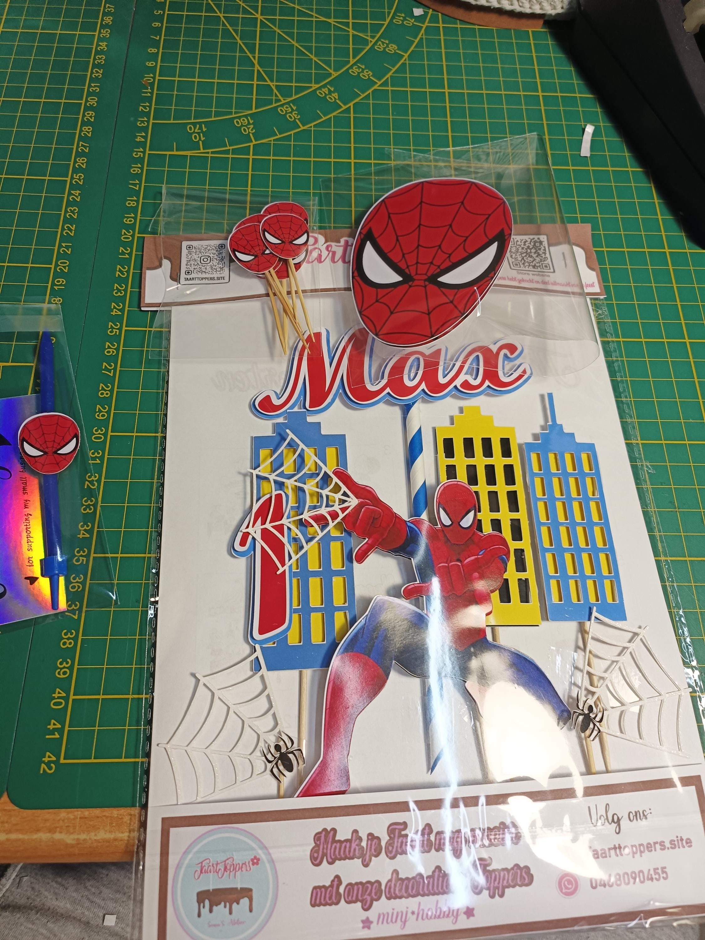 Spiderman cake topper, Spiderman topper, Spiderman cake decoration, Spiderman themed party, superhero themed cake